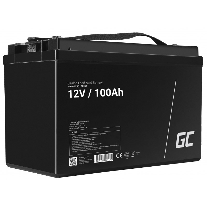 Green Cell AGM30 vehicle battery Sealed