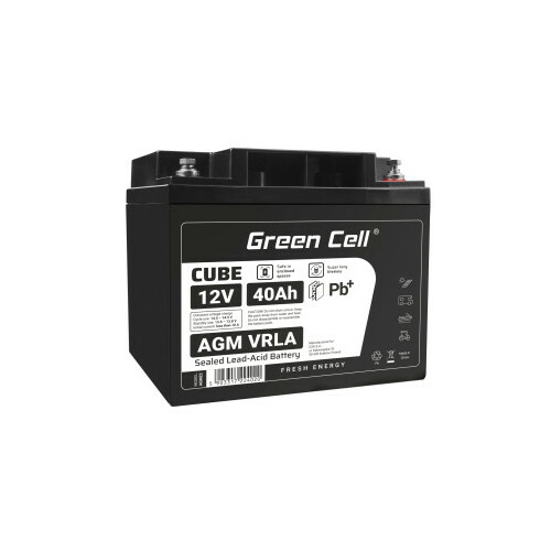 Green Cell CUBE AGM IP54 12V