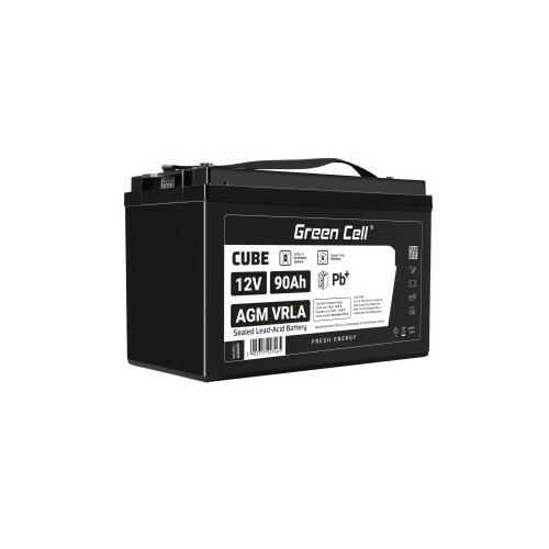 Green Cell CUBE AGM IP54 12V