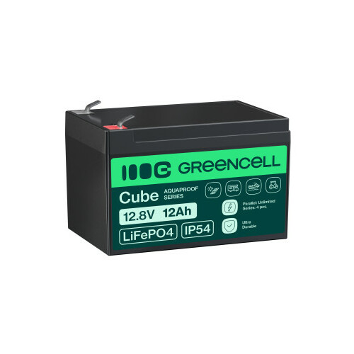 Green Cell CUBE LiFePO4 12Ah 12