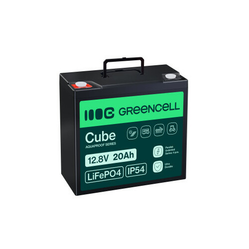 Green Cell CUBE LiFePO4 20Ah 12