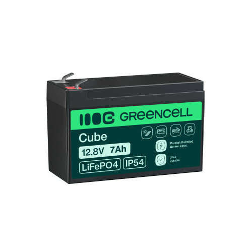 Green Cell CUBE LiFePO4 7Ah 12