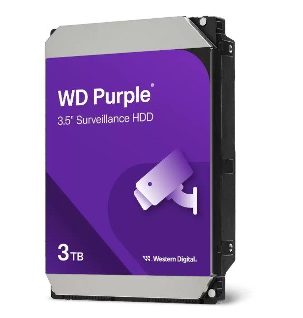 HDD|WESTERN DIGITAL|Purple| 3 TB|Serial ATA III|Buffer