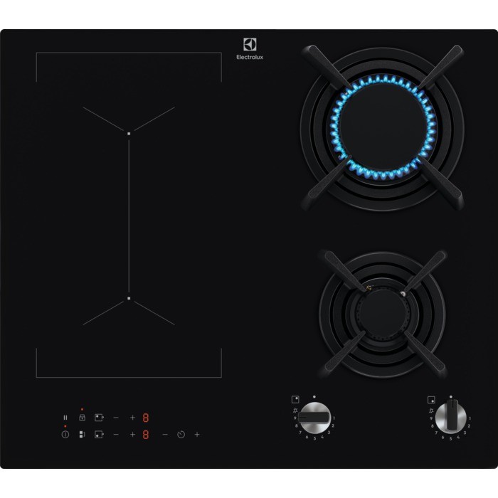 Induction-gas hob ELECTROLUX KDI641723K 800 Mixed