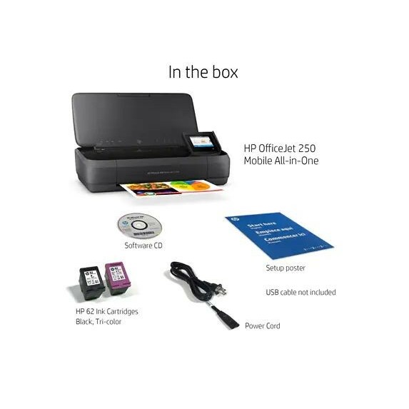 HP Officejet 252 AiO Printer CZ992A