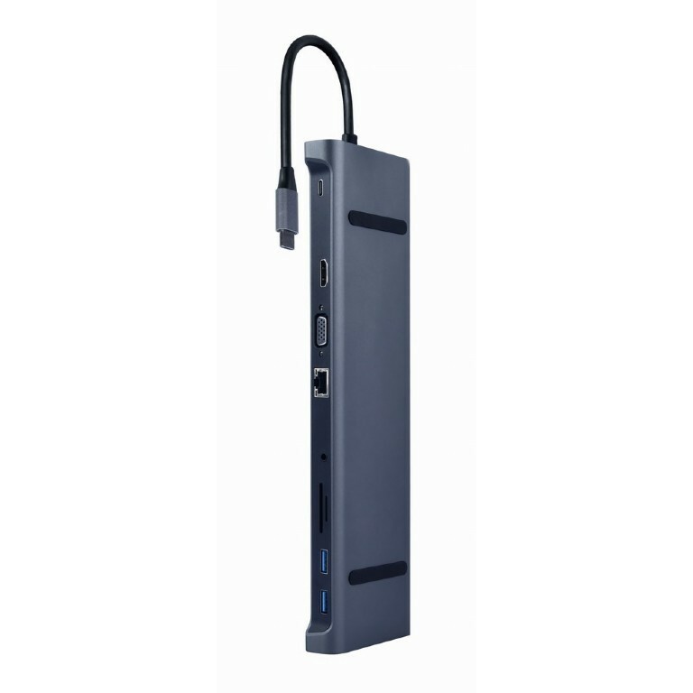 Gembird Hub USB-C PD GbE VGA