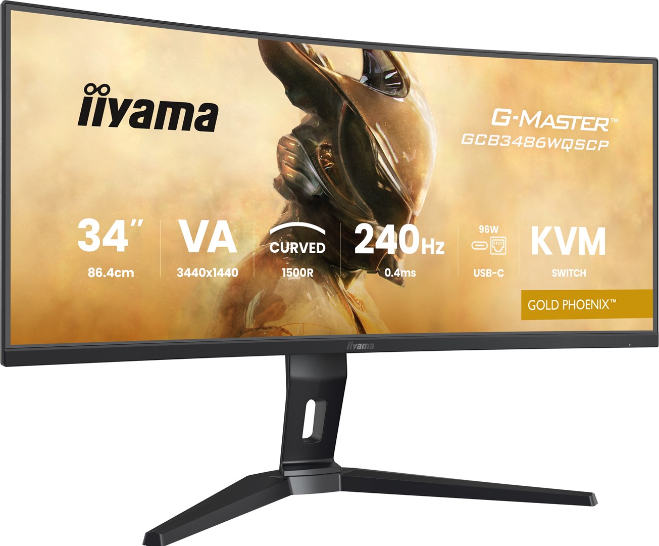 Iiyama G-MASTER GCB3486WQSCP-B1 computer monitor 86