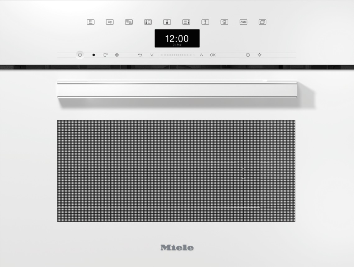 Įmontuojama kompaktiška garinė orkaitė Miele DGM
