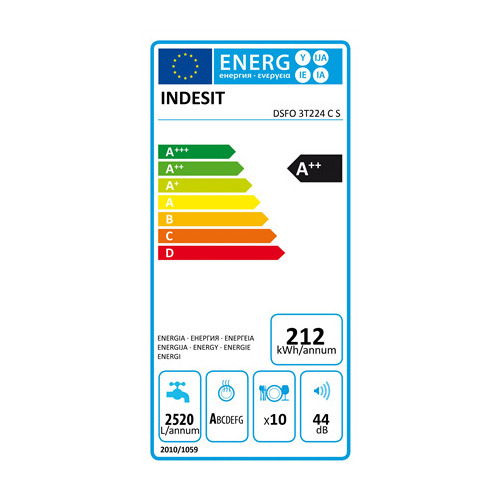 INDESIT Dishwasher | DSFO 3T224 C