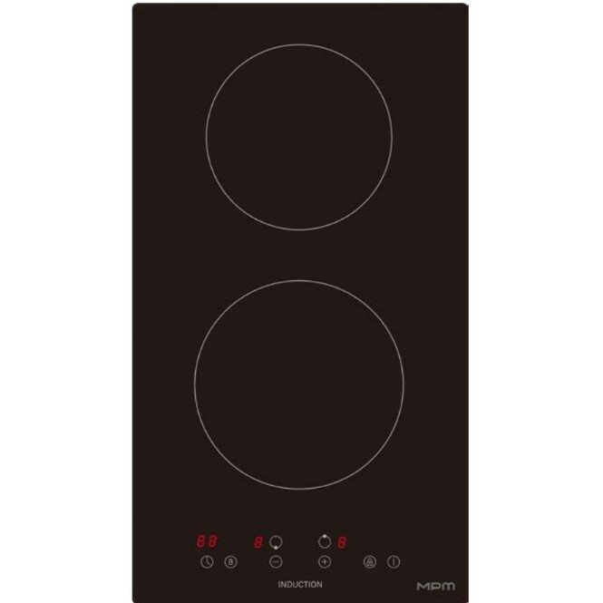 MPM-30-IM-12/N induction hob, black, 30 cm