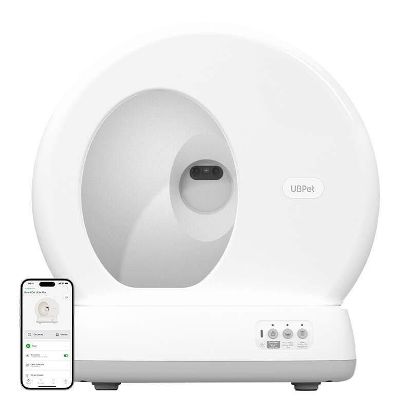 Intelligent self-cleaning cat litterbox with camera