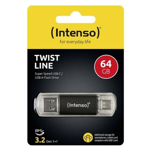 Intenso Pendrive 64GB Twist Line USB