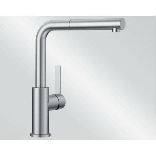 Jaucējkrāni BLANCO LANORA-S Brushed Stainless steel