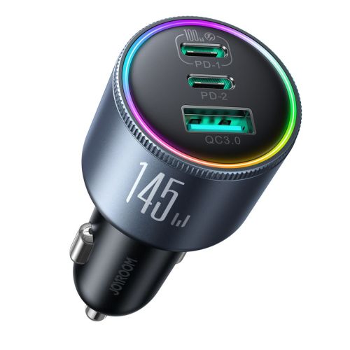 Joyroom Car Charger Mini, C+C+U, 145W