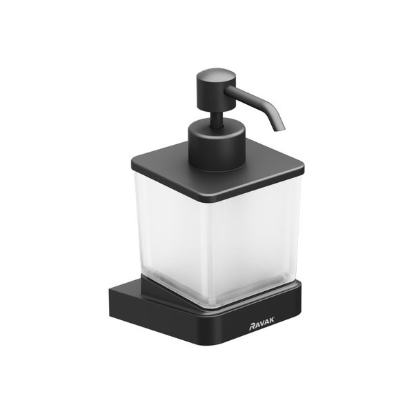 Juodas muilo dozatorius Ravak 10° black