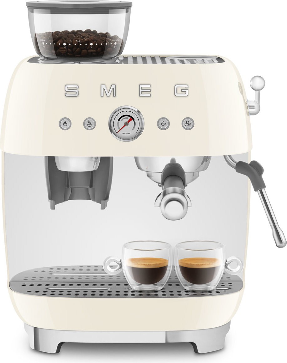 Smeg EGF03CREU Espressomaschine, Kaffeevollautomat 50s Style