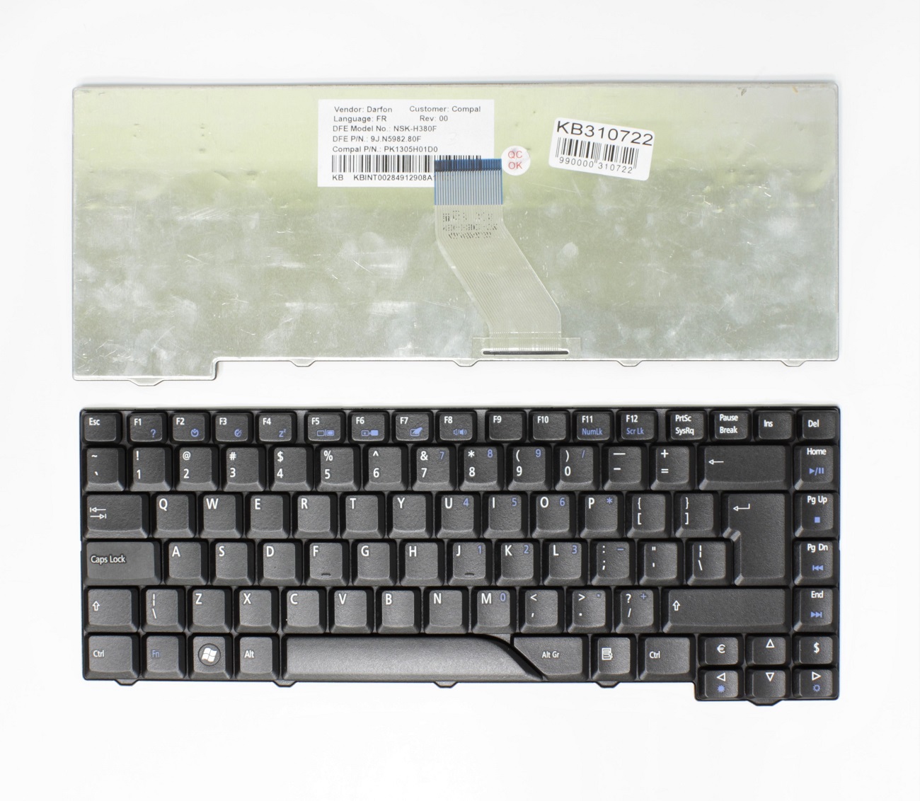Keyboard ACER Aspire: 5310, 5315, 5320