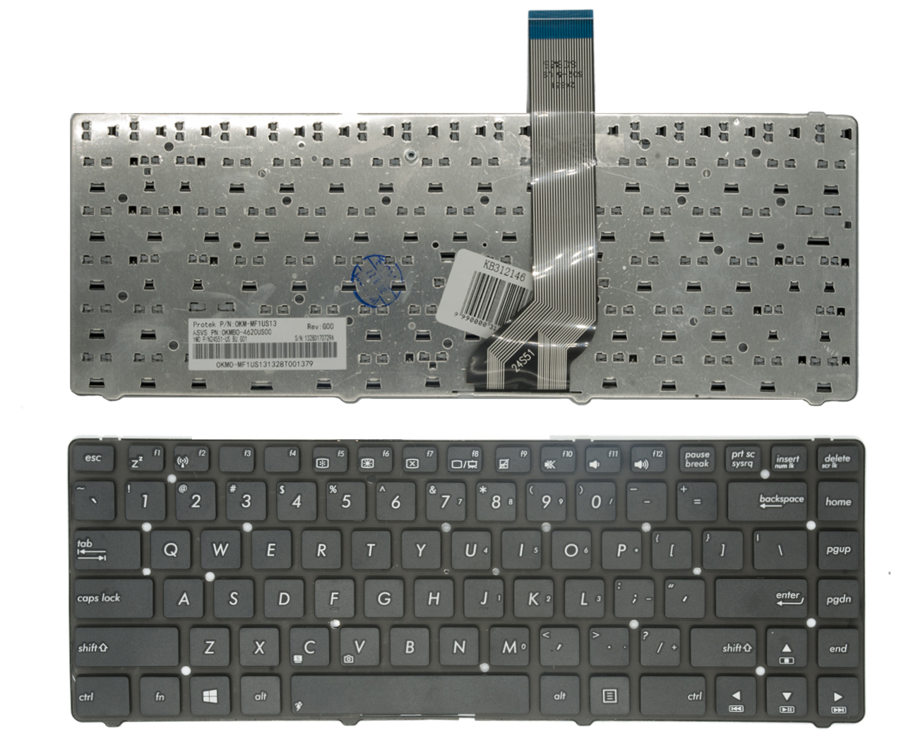 Keyboard ASUS: K45, A85V, R400, K45VD