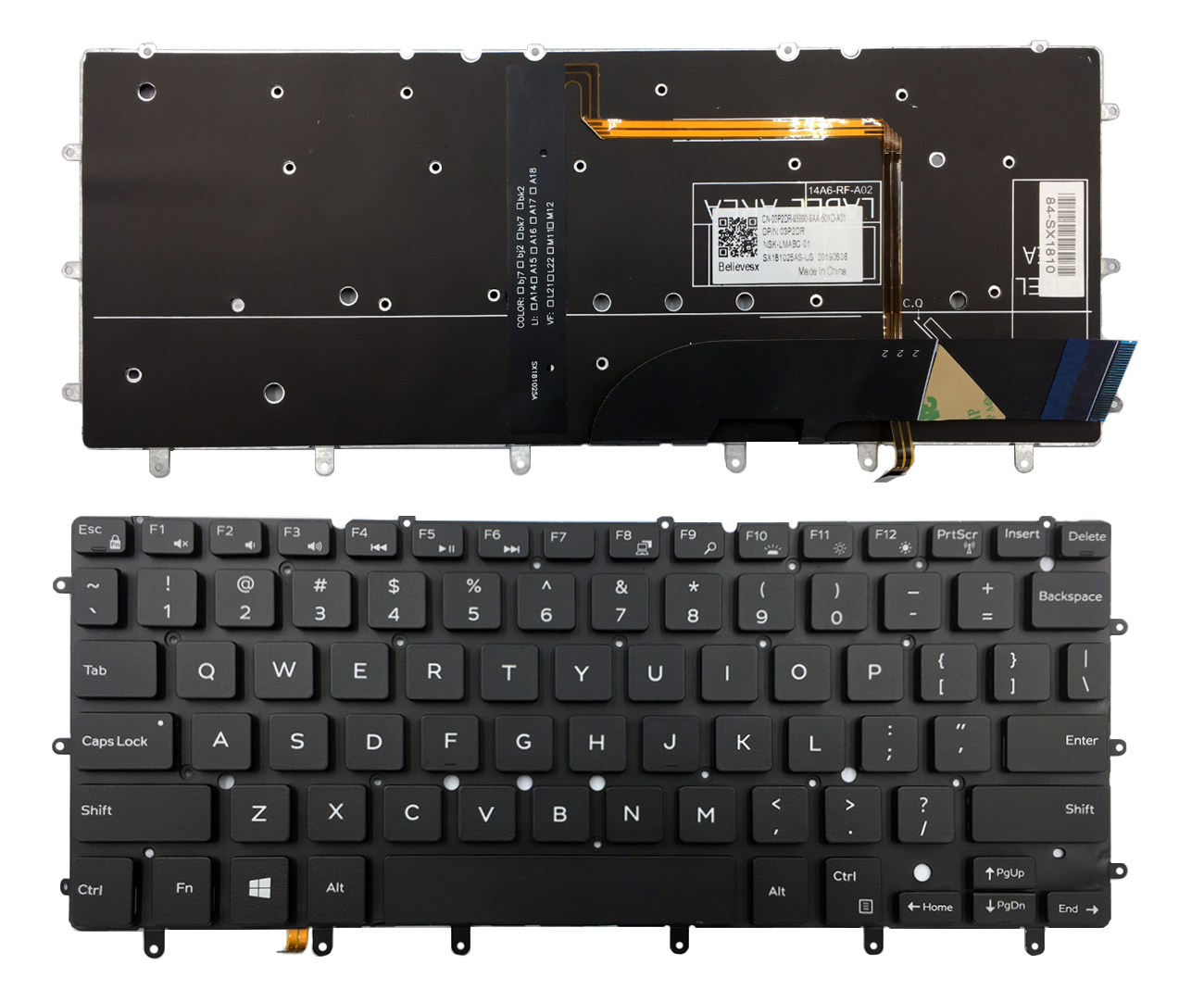 Keyboard DELL Inspiron 13: 7000, 7352