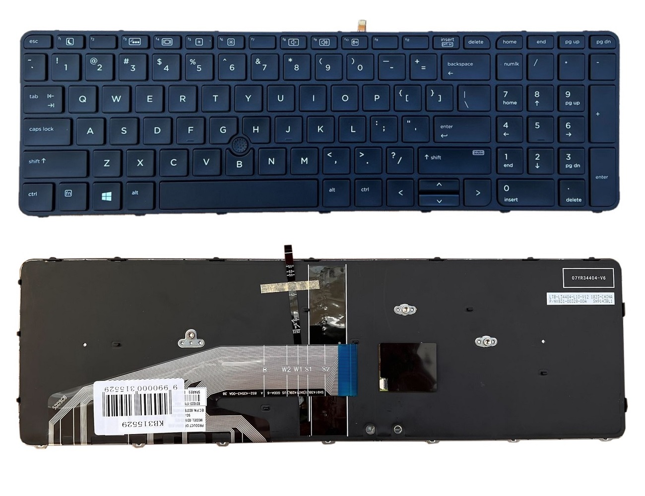 Keyboard HP: Probook 650 G2/G3, 655