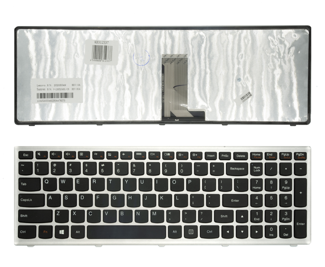 Keyboard LENOVO Ideapad: U510, Z710 |
