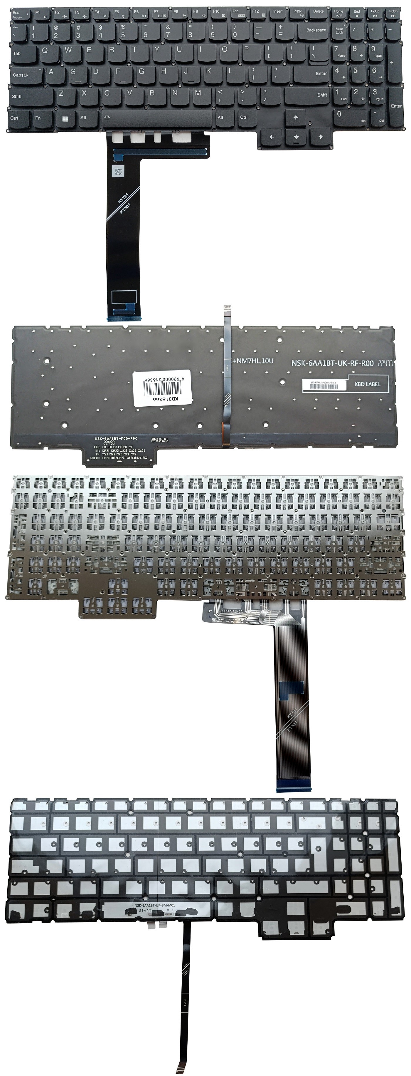 Keyboard LENOVO Legion Pro 5 16IRX8