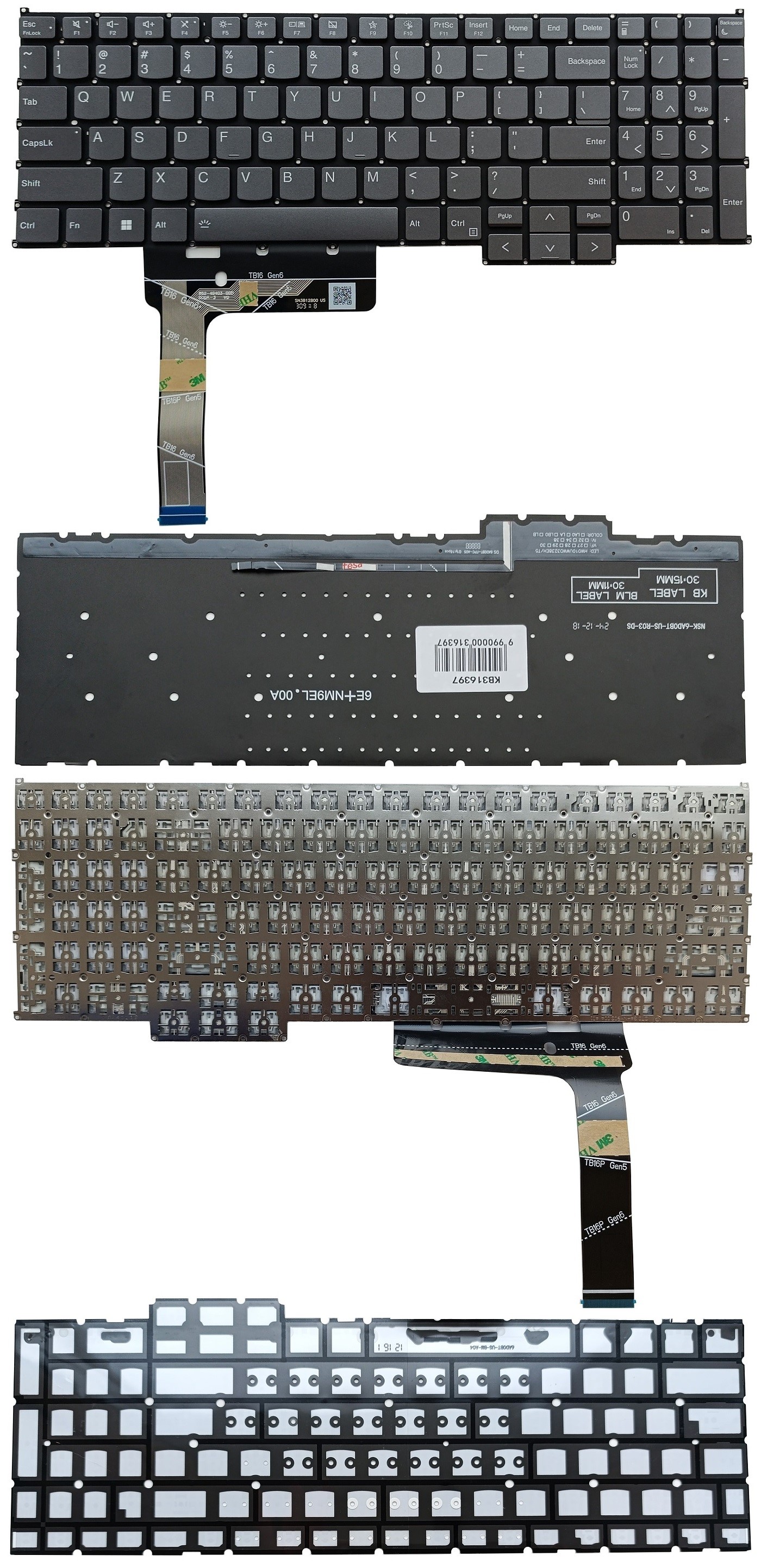 Keyboard LENOVO Thinkbook 16 G6, with