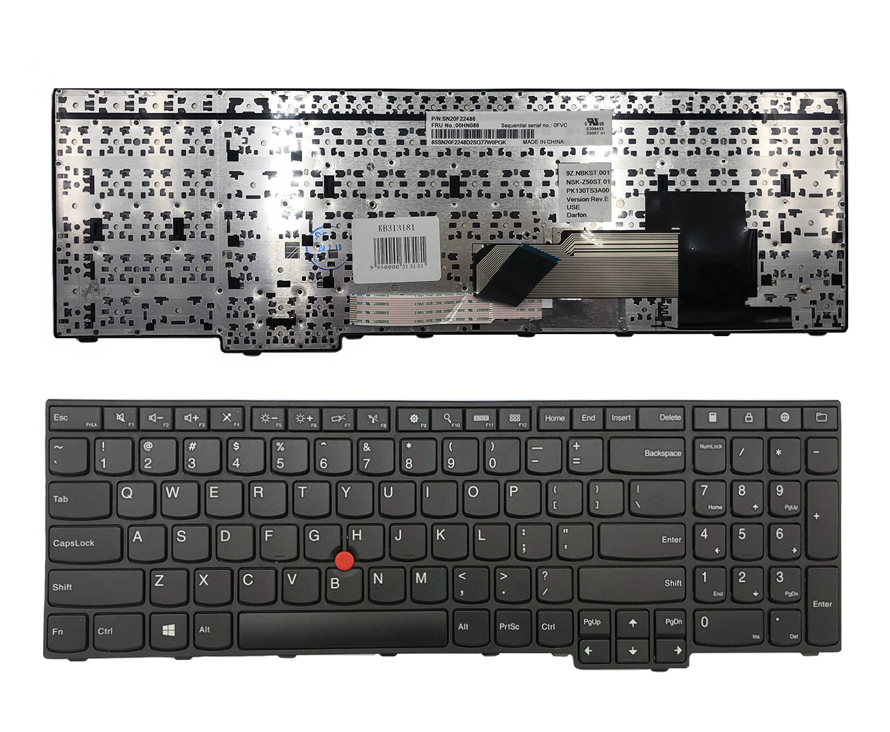 Keyboard Lenovo: ThinkPad E550 E555 with
