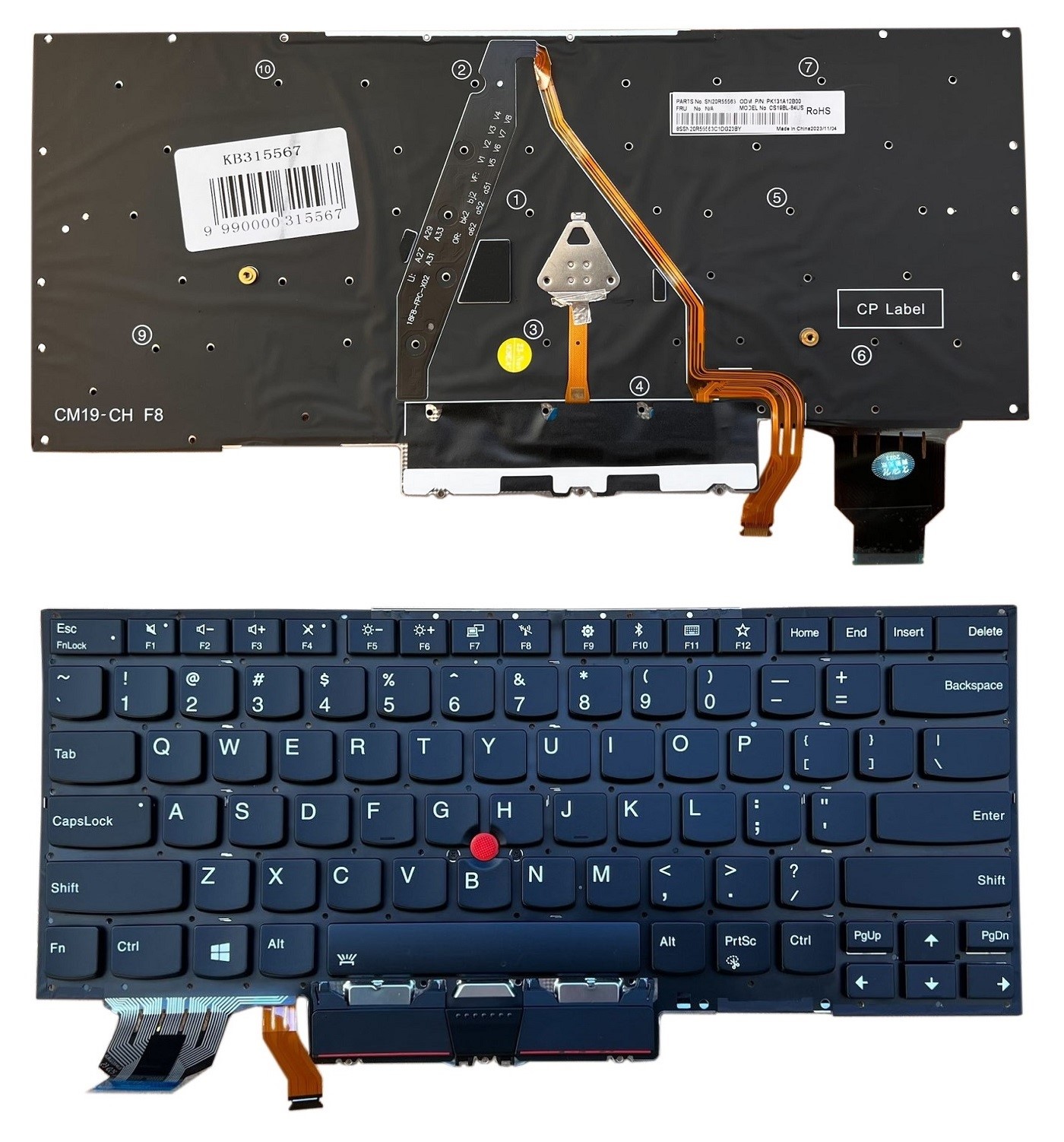 Keyboard LENOVO X1 Carbon Gen 7