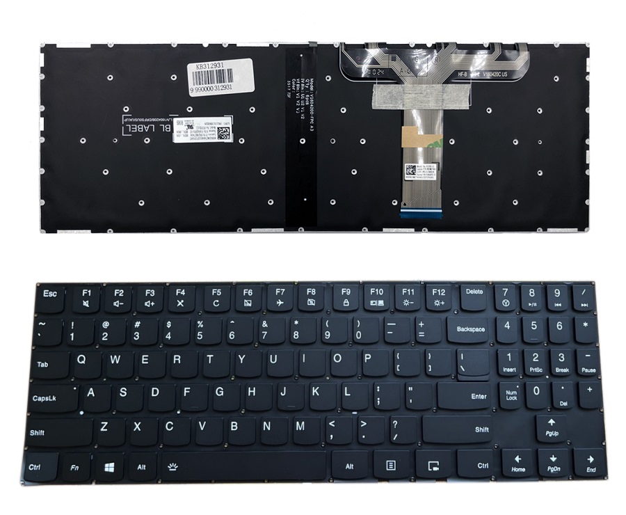 Klaviatūra Lenovo: Legion Y520 with red