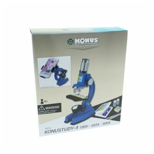 Konus Microscope Konustudy-4 150x-450x-900x with Smartphone