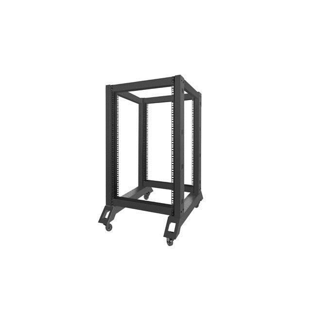 Lanberg Open Rack 18U 600x800mm black