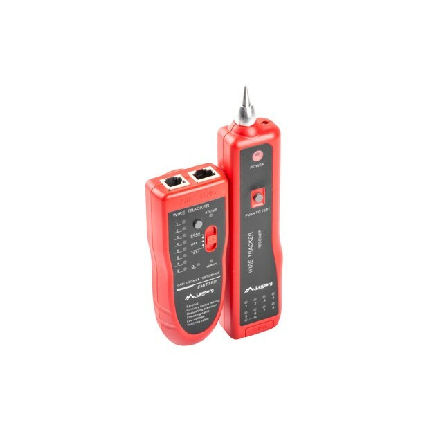 Lanberg NT-0501 network cable tester Black