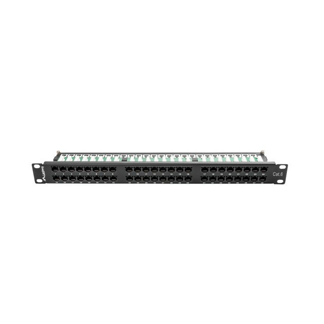 Lanberg PPU6-1048-B patch panel 1U |