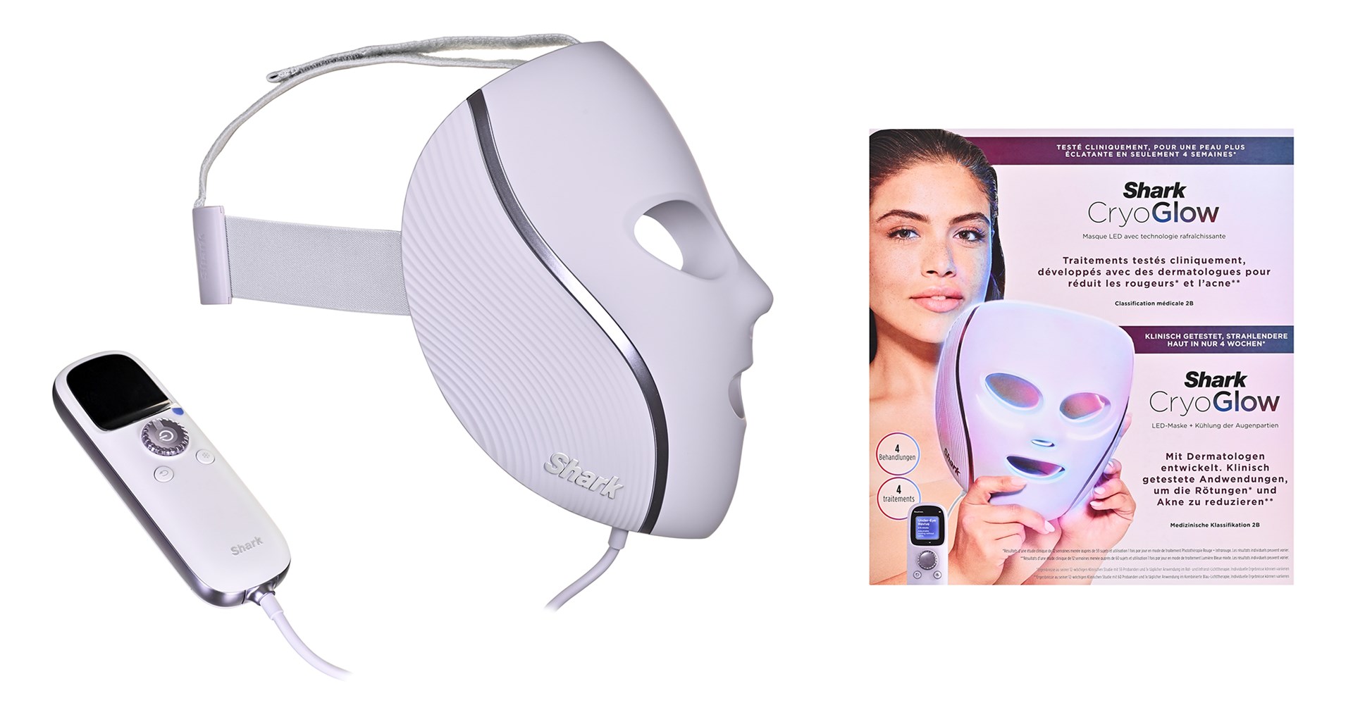 LED mask CryoGlow FW312EUPL SHARK |