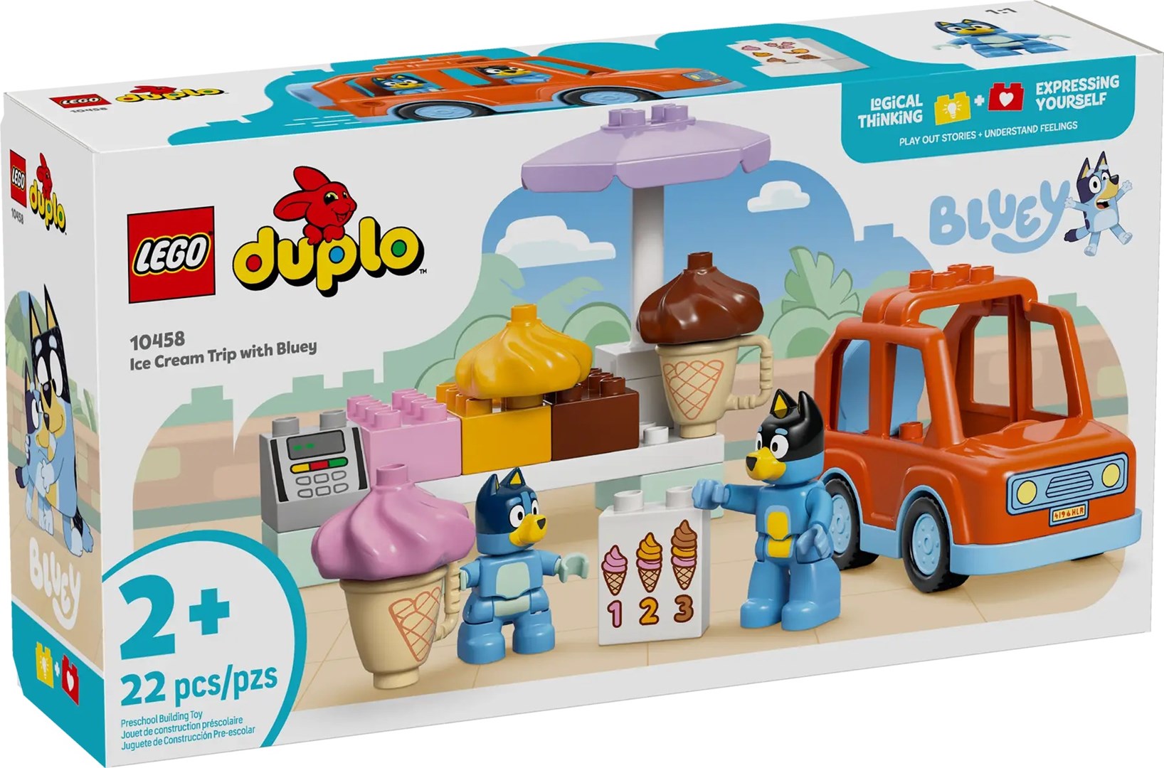 LEGO BLUEY 10458 Ice Cream Trip
