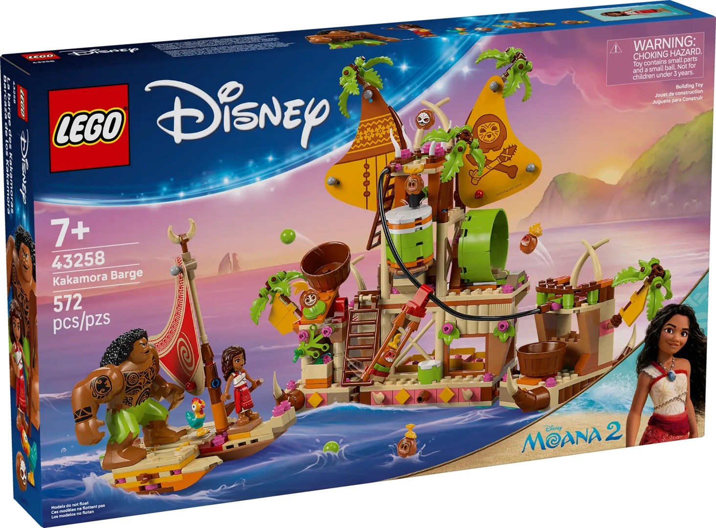 LEGO DISNEY 43258 Kakamora Barge |