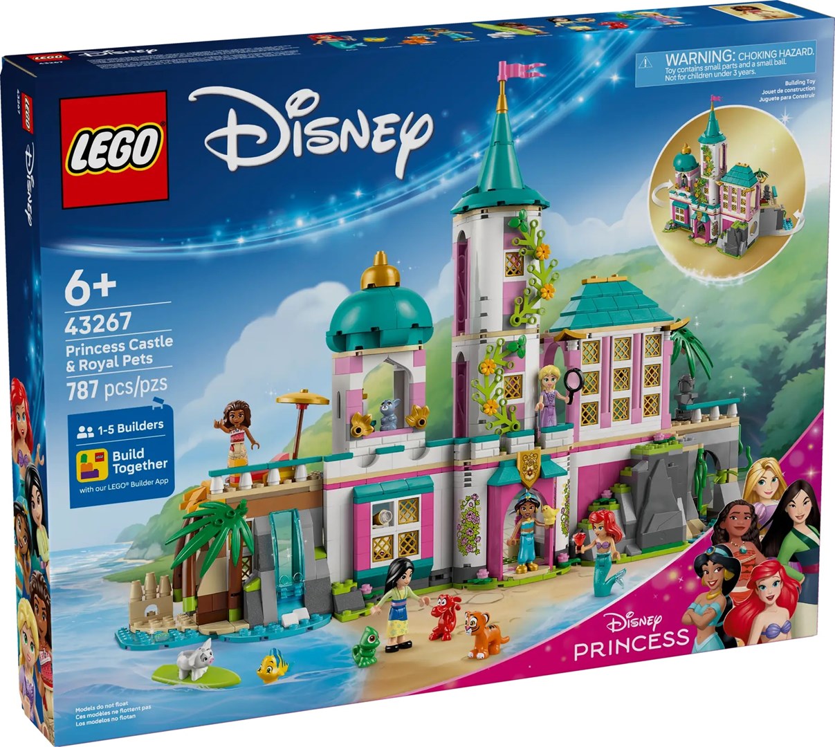 LEGO DISNEY 43267 Princes Castle and