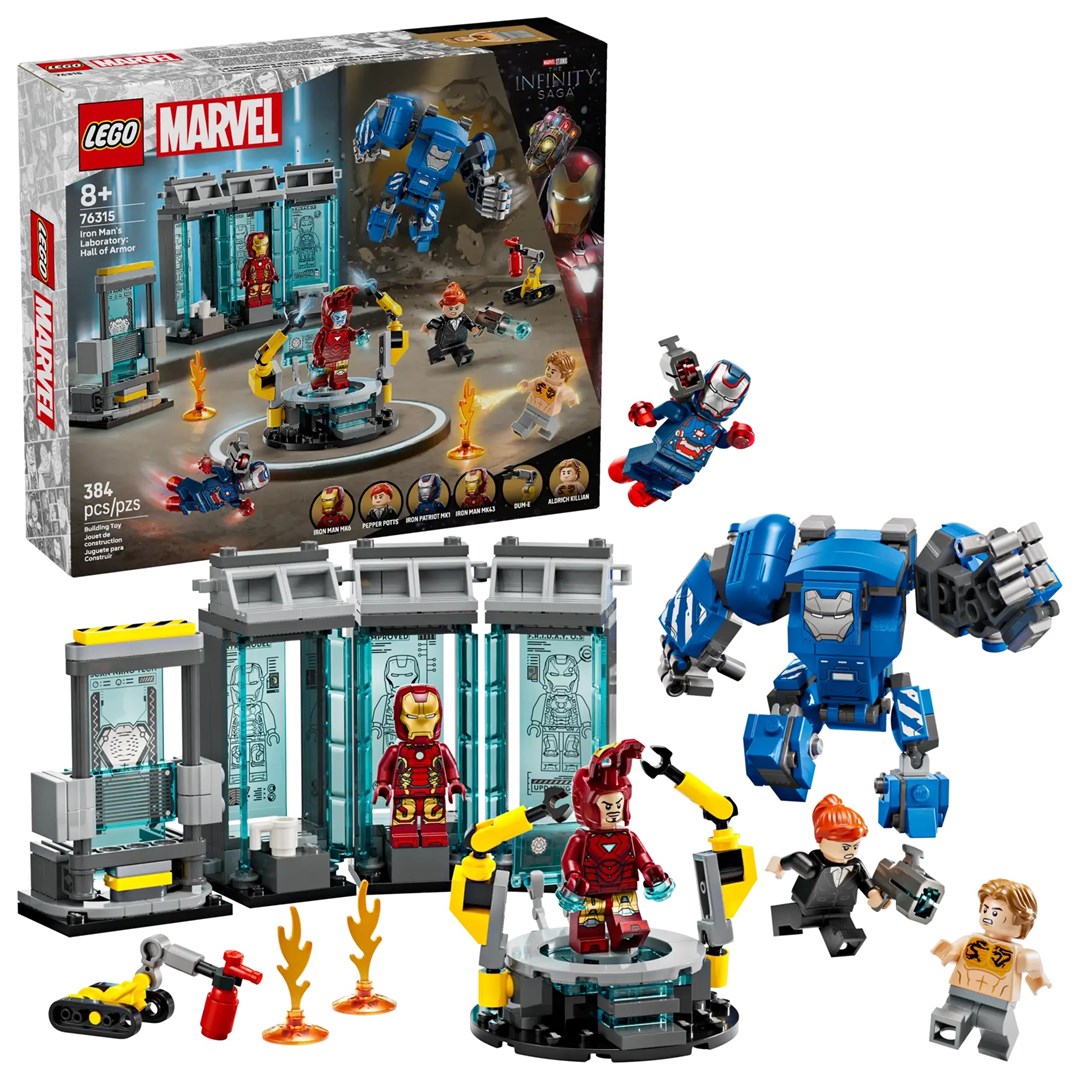 LEGO MARVEL 76315 Iron Man`s Laboratory:
