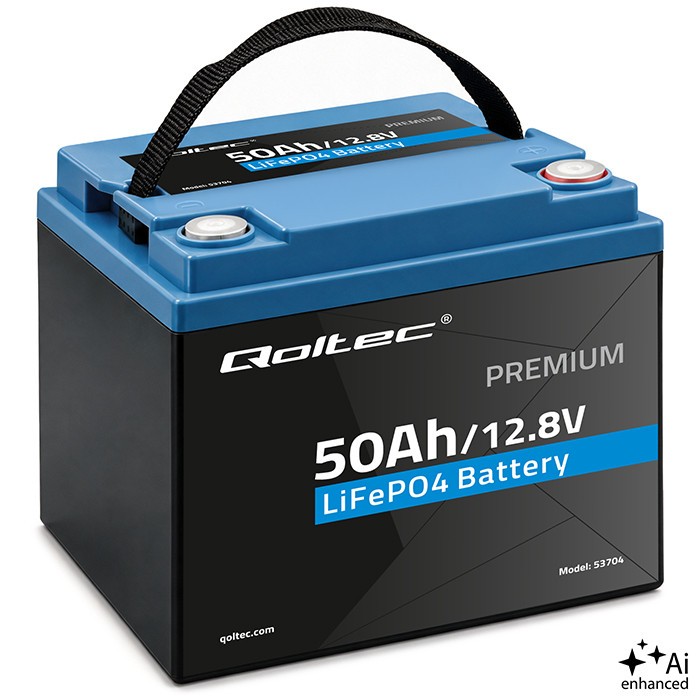 Qoltec LiFePO4 battery 12.8V, 50Ah