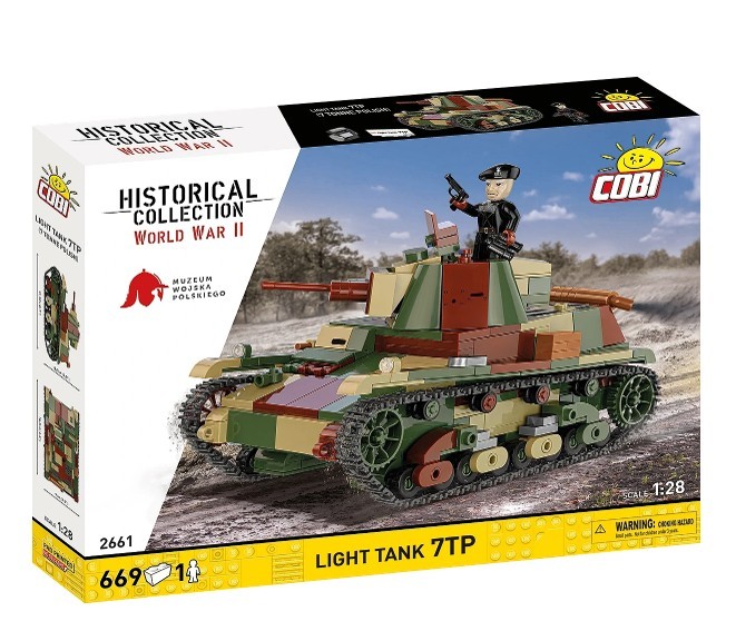 Cobi Klocki Light Tank 7TP Building