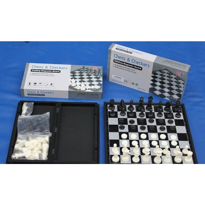 Magnetic Middle Size Chess and Checker