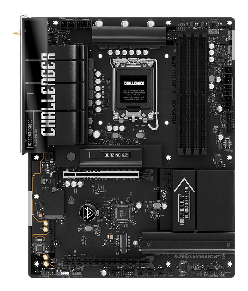 Mainboard|ASROCK|Intel B860|LGA 1851 (Socket V1)|ATX|RAM DDR5-SDRAM|4xSlots|Wi-Fi