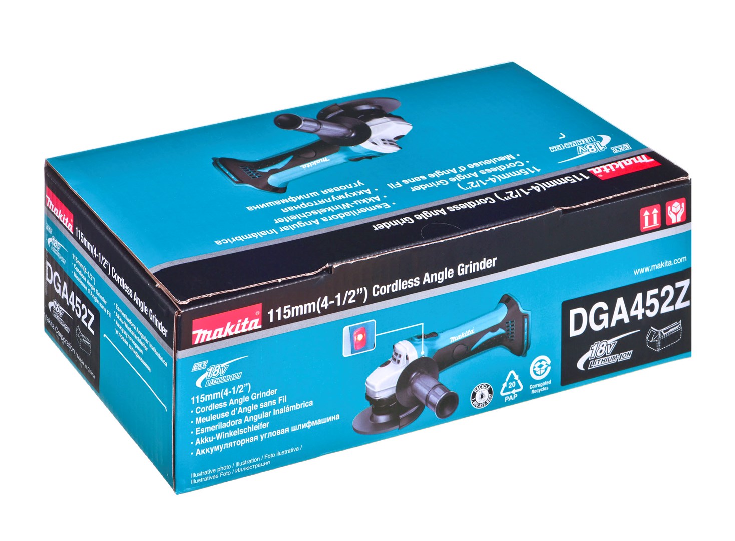 MAKITA DGA452Z angle grinder 115 mm