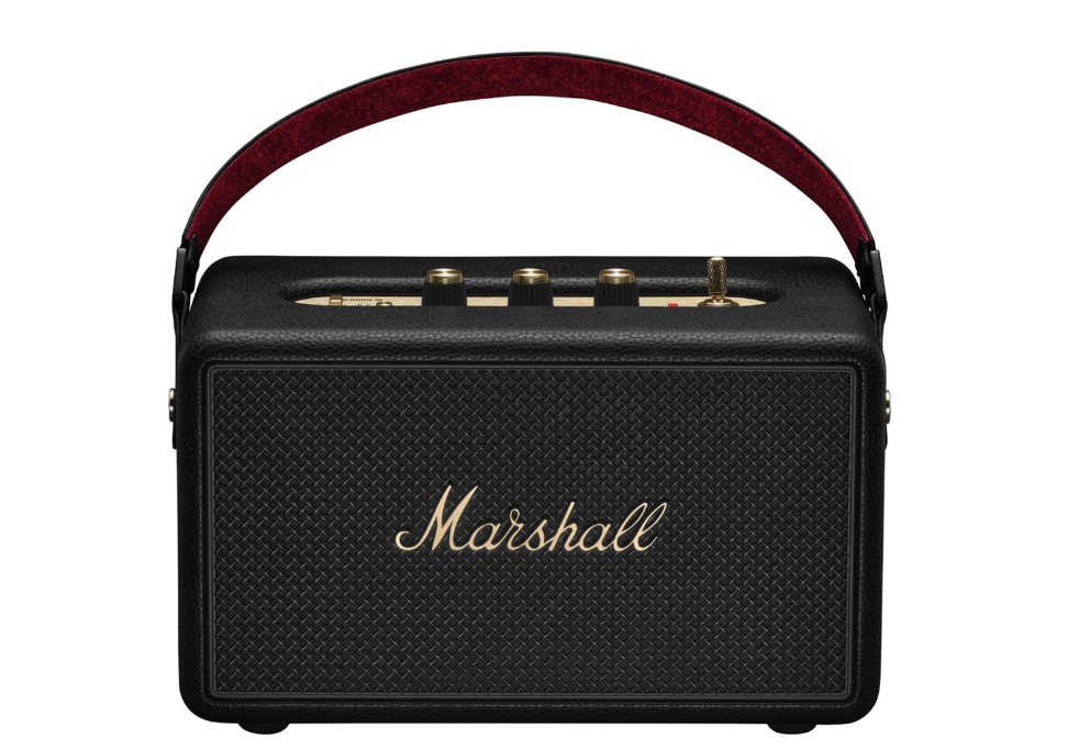 Marshall Kilburn III kolonėlė, juoda/žalvarinė |