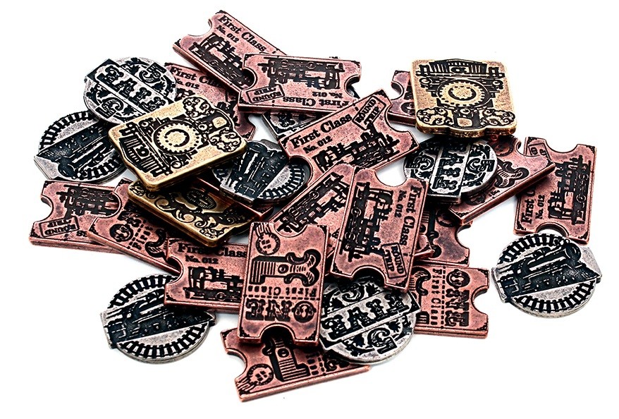 Rebel Metal coins - Railway units