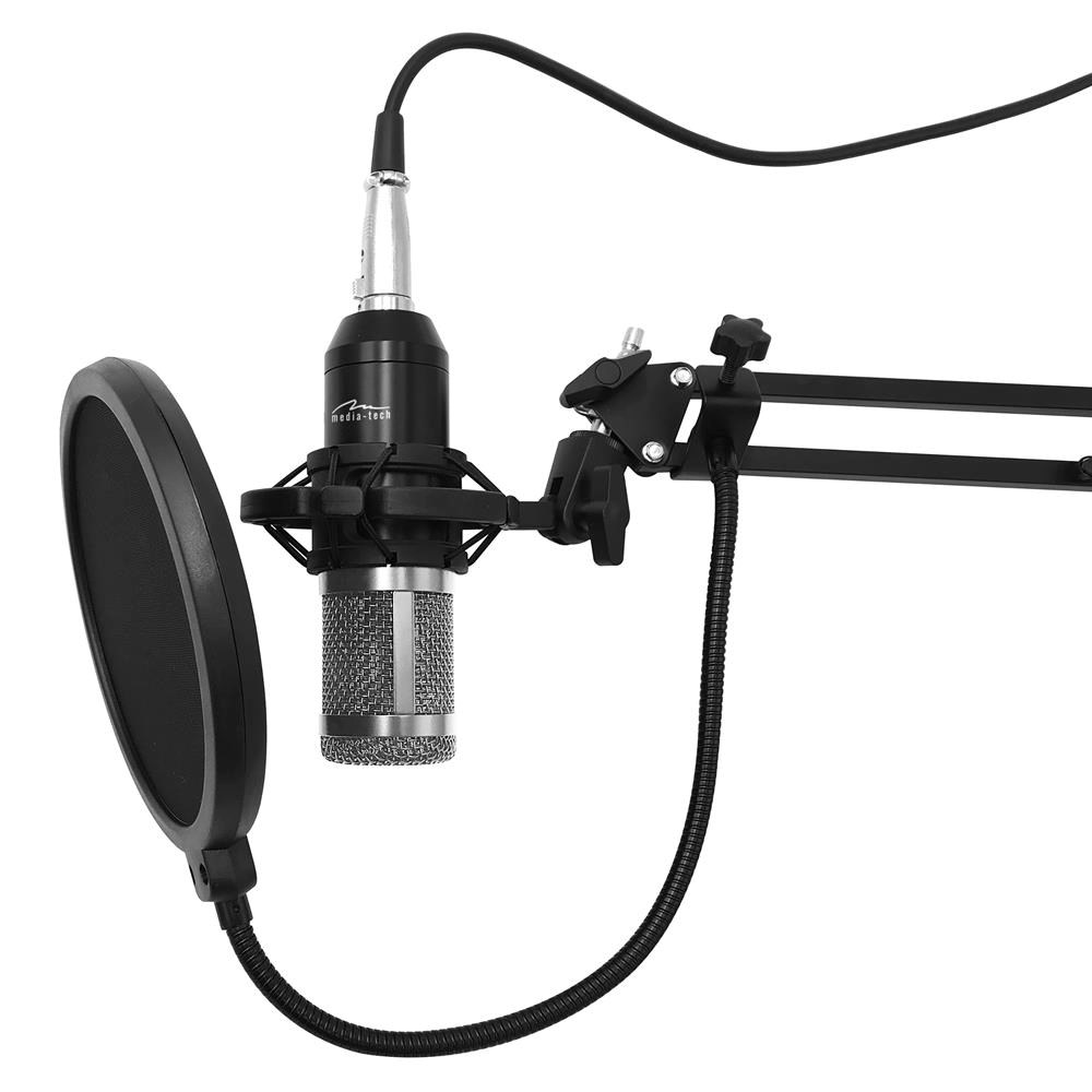 Media tech Microphone with accessories kit