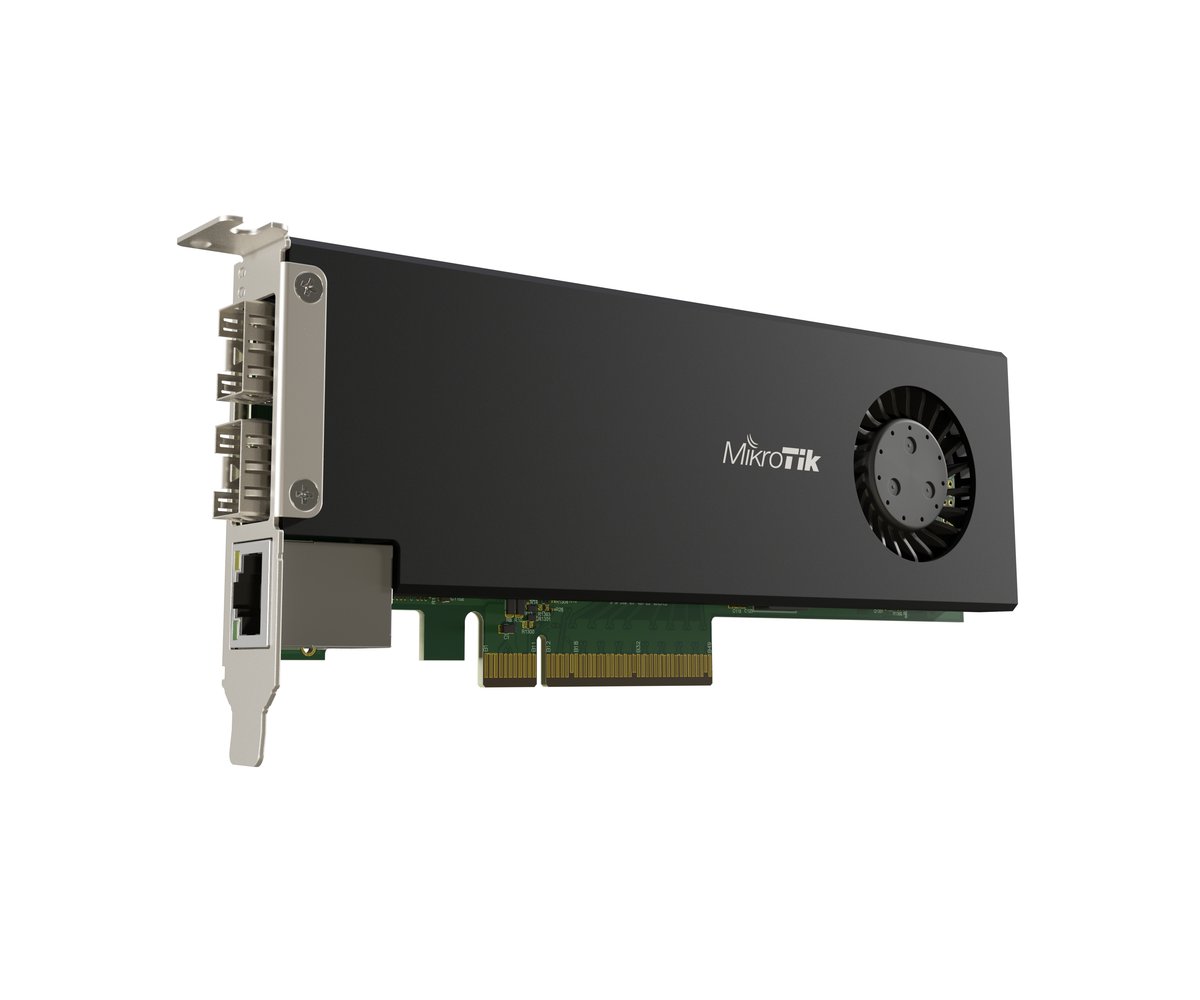 MikroTik CCR2004-1G-2XS-PCIe | Karta PCIe |