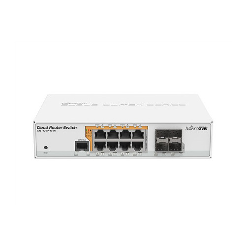 Mikrotik CRS112-8P-4S-IN network switch Gigabit Ethernet