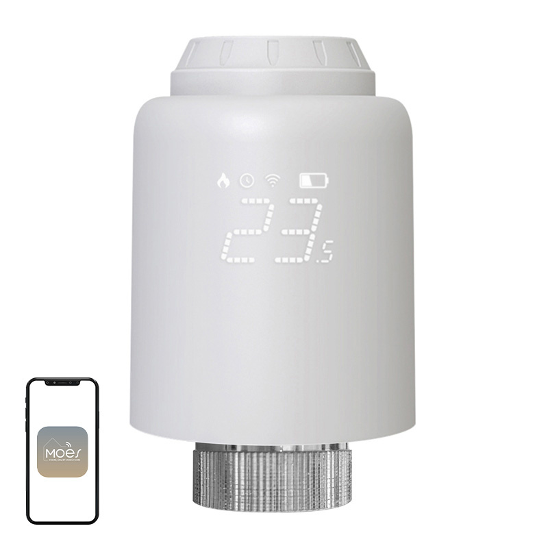 MOES ZTRV-PJ-601-MS Smart Thermostatic Head |
